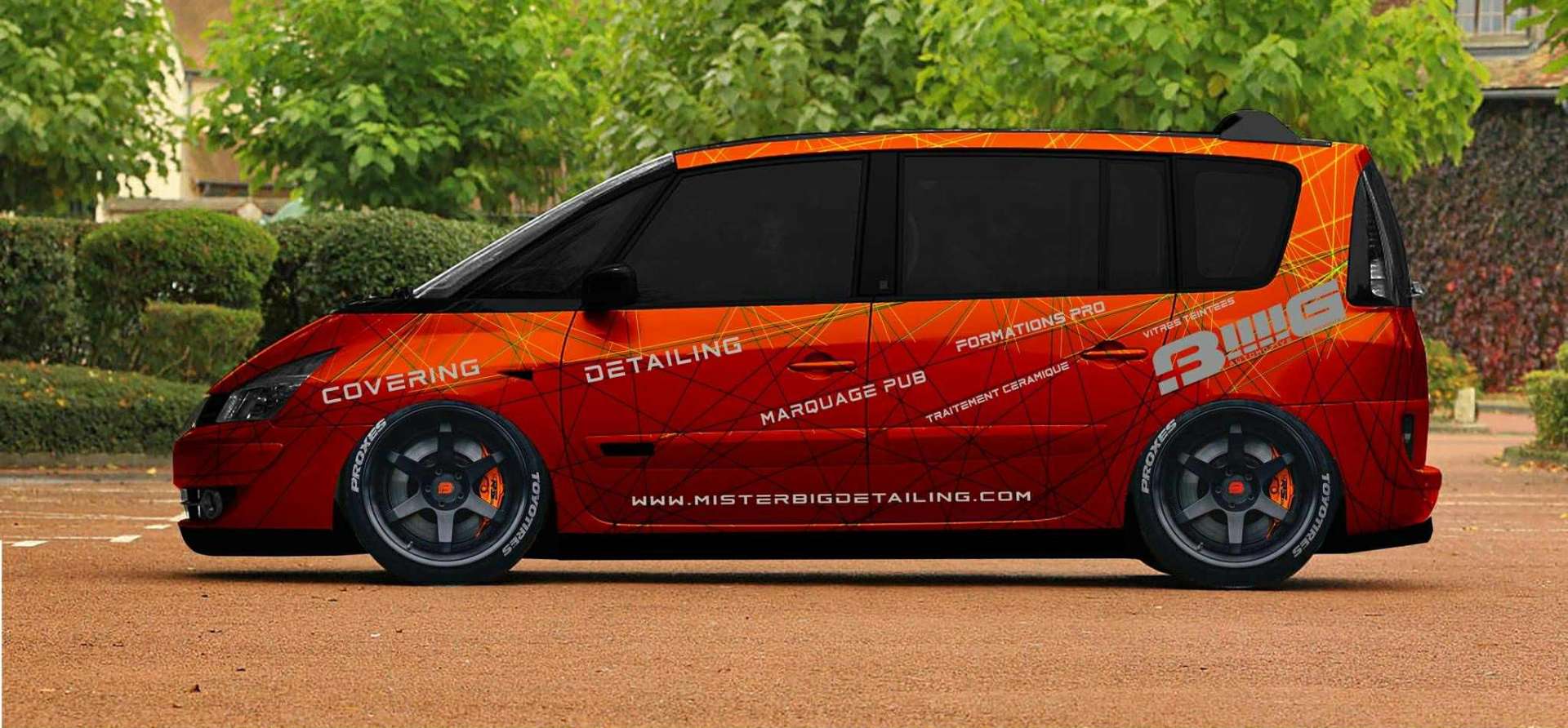 Renault Espace Red Carnage - Vue de profil